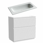 Тумба с раковиной Sancos FOLK Floor FL90FW/CN7019Wx 90 Bianco
