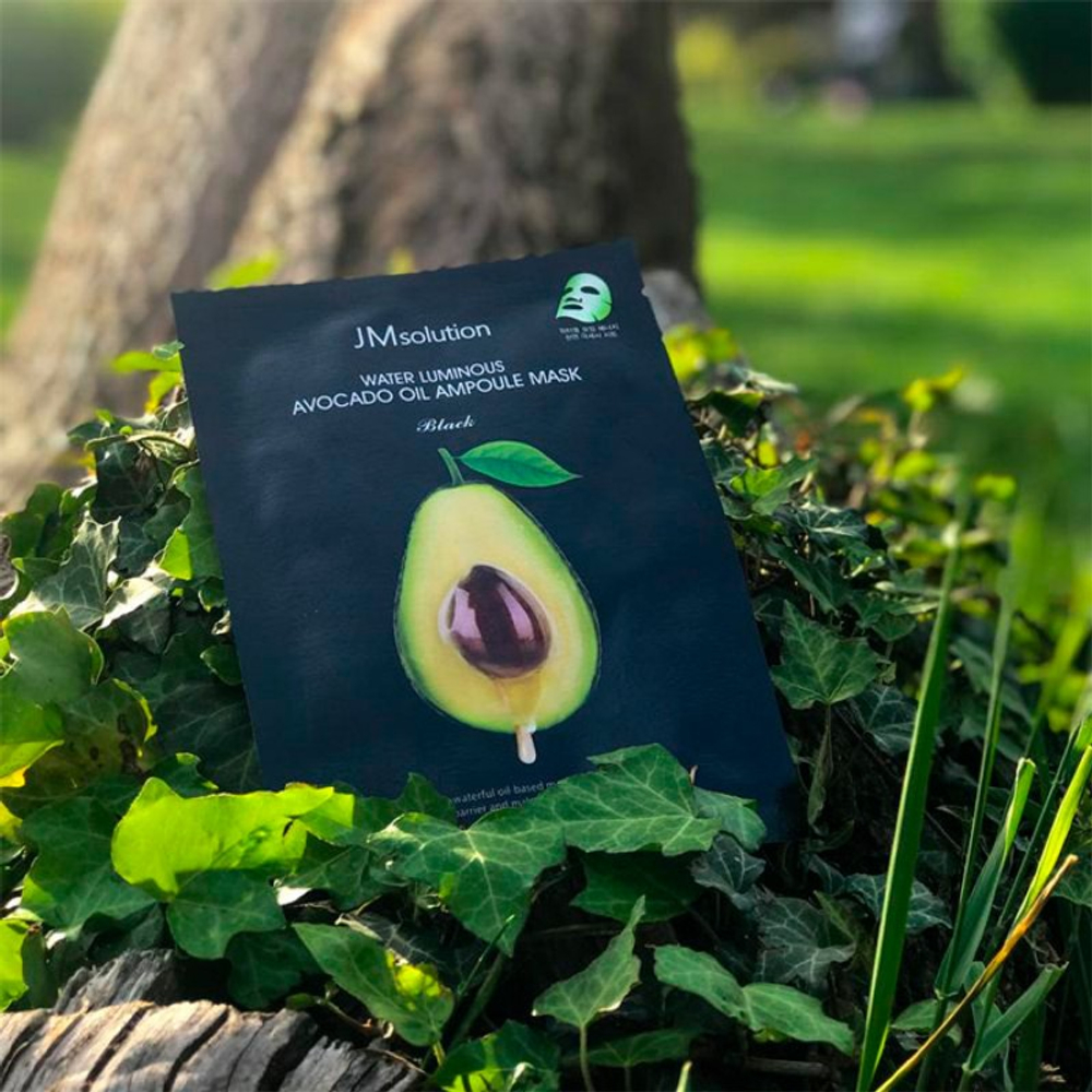 JMsolution Water Luminous Avocado Oil Ampoule Mask Plus 1pcs