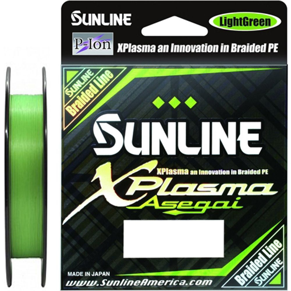 Шнур Sunline X-Plasma Asegai 150m (Light Green) #1.2/0.187mm 12lb/5.5kg
