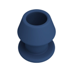 Синий анальный расширитель Jack Anal Plug S - 7,7 см. (Цвет: синий)