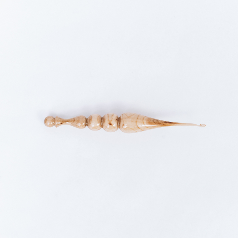 Деревянный крючок для вязания из древесины вишни 3 мм. K238