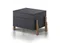 Тумба прикроватная Basic 2 ящика ширина 60 см (черный)