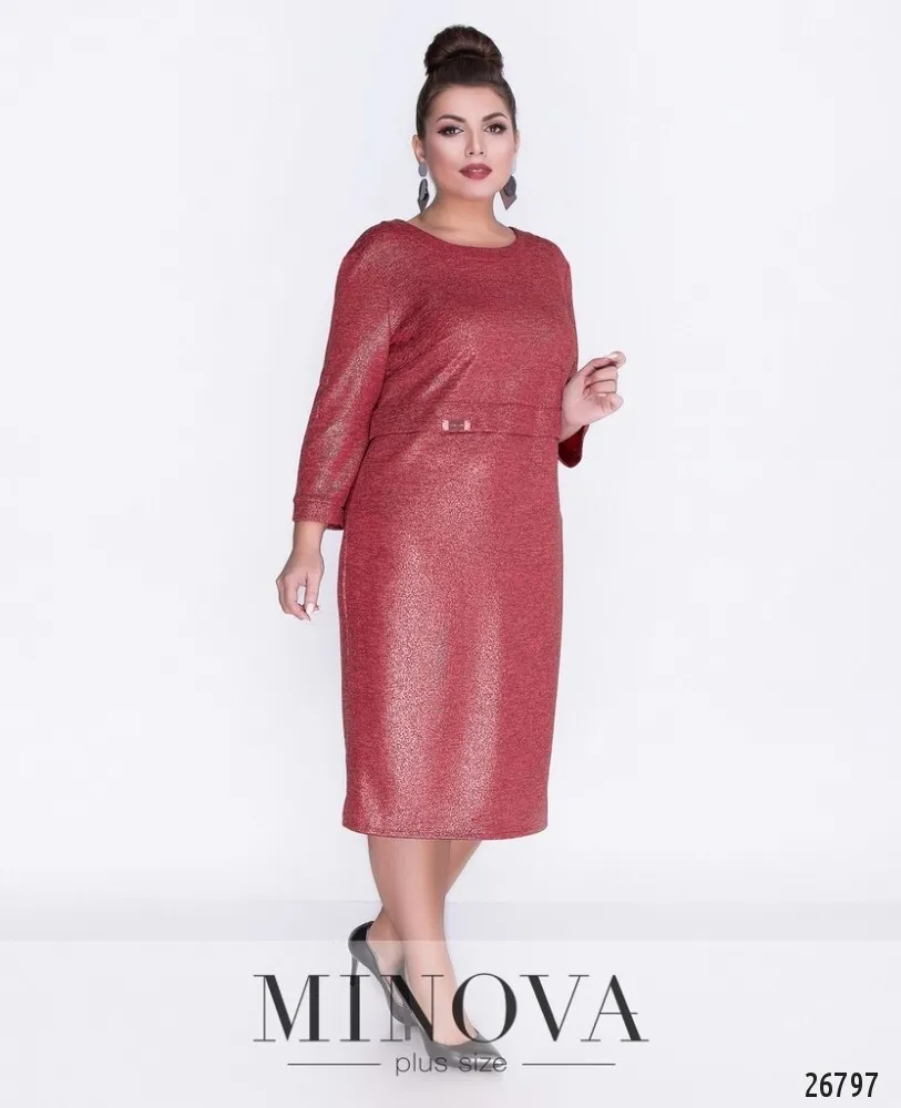 Платье 256-бордо Minova
