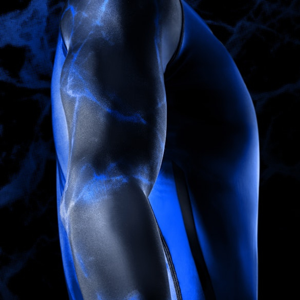 Рашгард Hayabusa UFC BJJ - Black/Blue