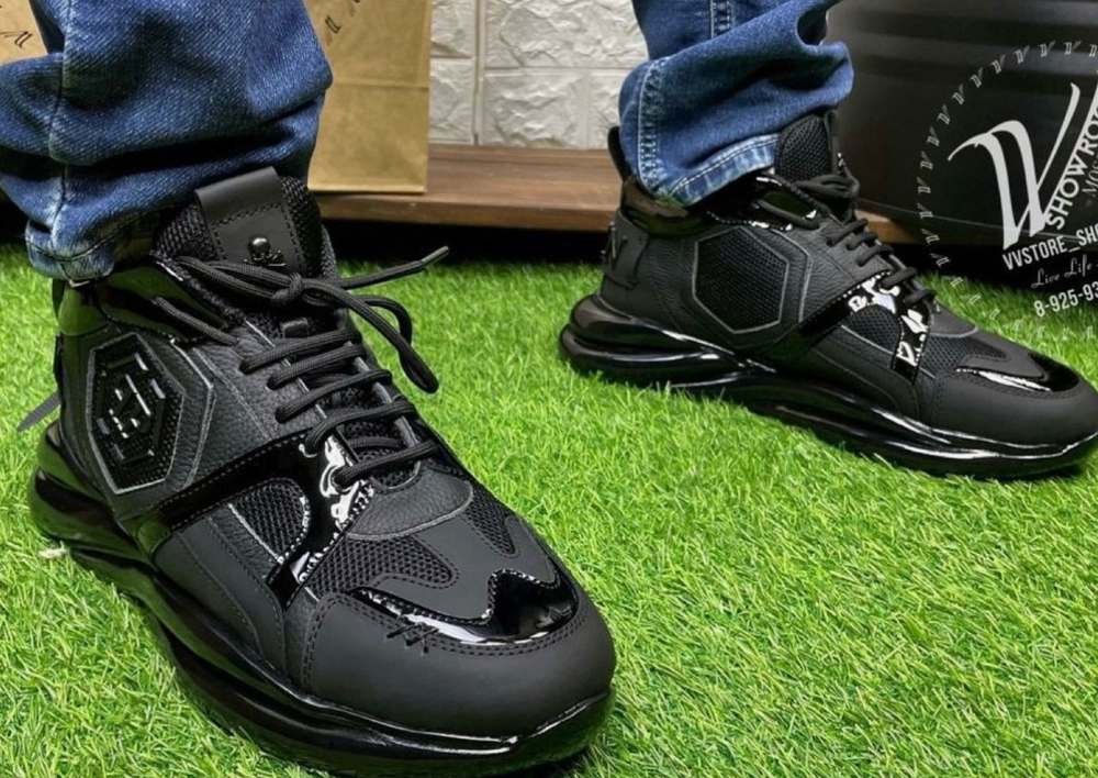 Кроссовки Philipp Plein Hurricane Mix Materials