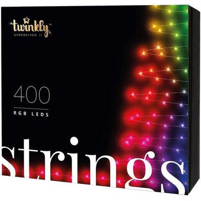 Умная гирлянда «Нити» Twinkly Strings, RGB + W (32 м, 400 светодиодов) Generation II