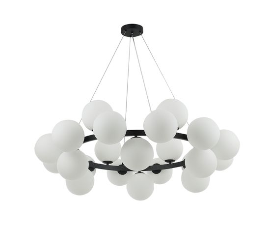 07508-24,19 Люстра Сида черный E14 24*10W