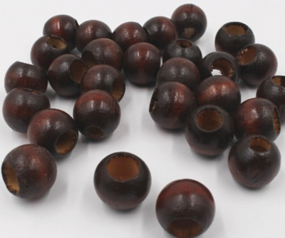 Бусины пришивные дерево, р. 17х19 мм