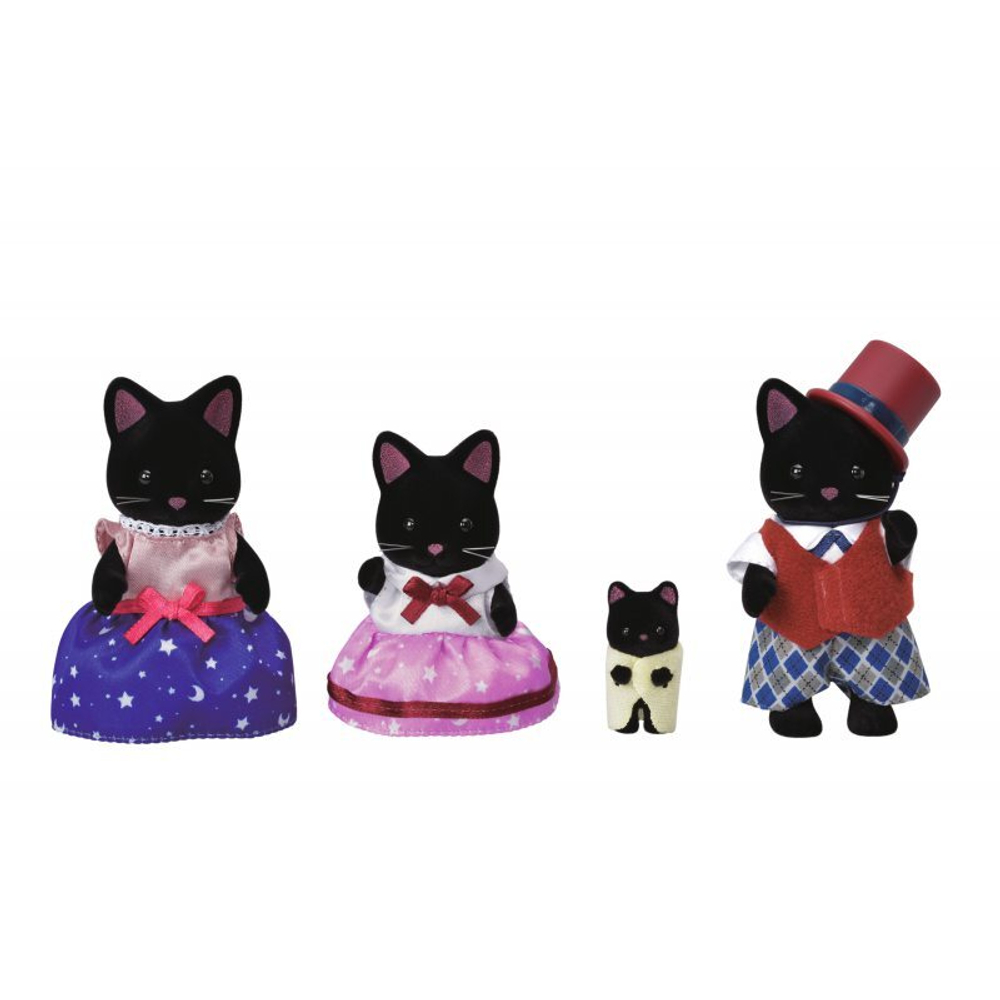 Sylvanian Families Семья черных кошек 5530