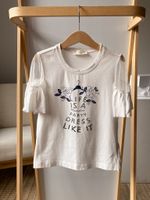 Хлопковая футболка Monnalisa, 128