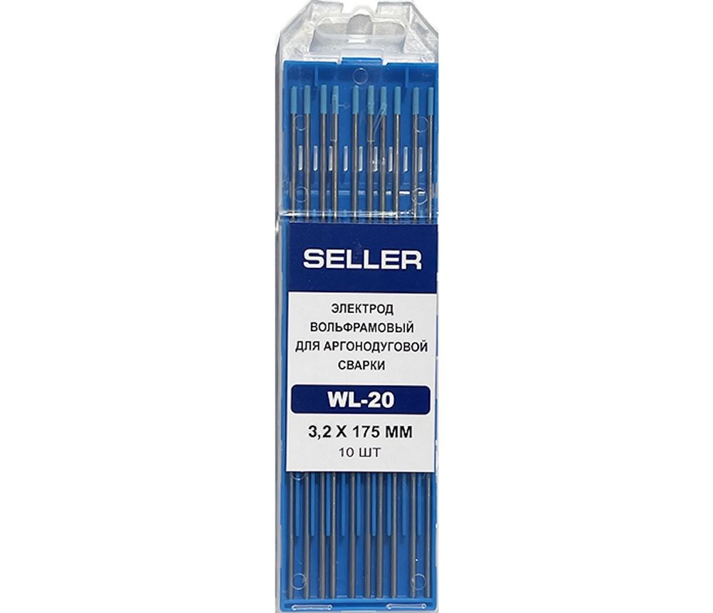 Вольфрамовый электрод WL-20 d= 3,2 L=175мм SELLER (синий)