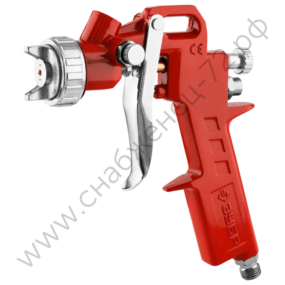 ЗУБР MS 200, 1.3 мм, пневматический краскопульт с верхним бачком (06455-1.3)