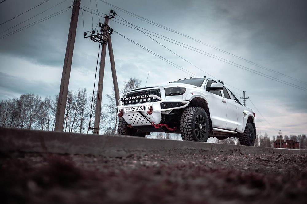 Бампер силовой передний BMS ALFA для Тойота Тундра 2007-2013