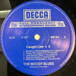 The Moody Blues - Caught Live +5 2LP (Скандинавия 1977г.)
