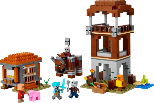 Конструктор LEGO Minecraft 21278 Форпост мародеров и опустошителей