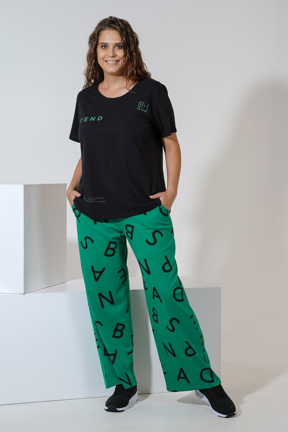 Пижама женская штаны+футболка к/р Имидж-2 К-642