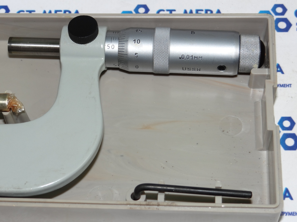 Микрометр МК-75 (50-75мм) ц/д 0.01мм. Кл.2. ГОСТ 6507-90