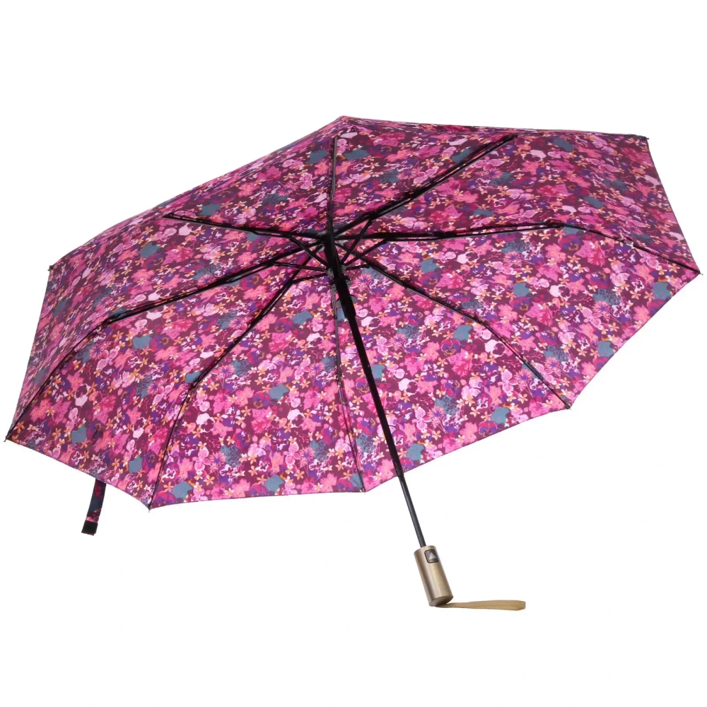 Зонт женский полуавтомат «Ампир», микс 4 цвета, 8 спиц, d-100см, длина в слож. виде 30см