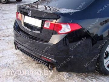 Юбка MUGEN заднего бампера для Honda Accord 8