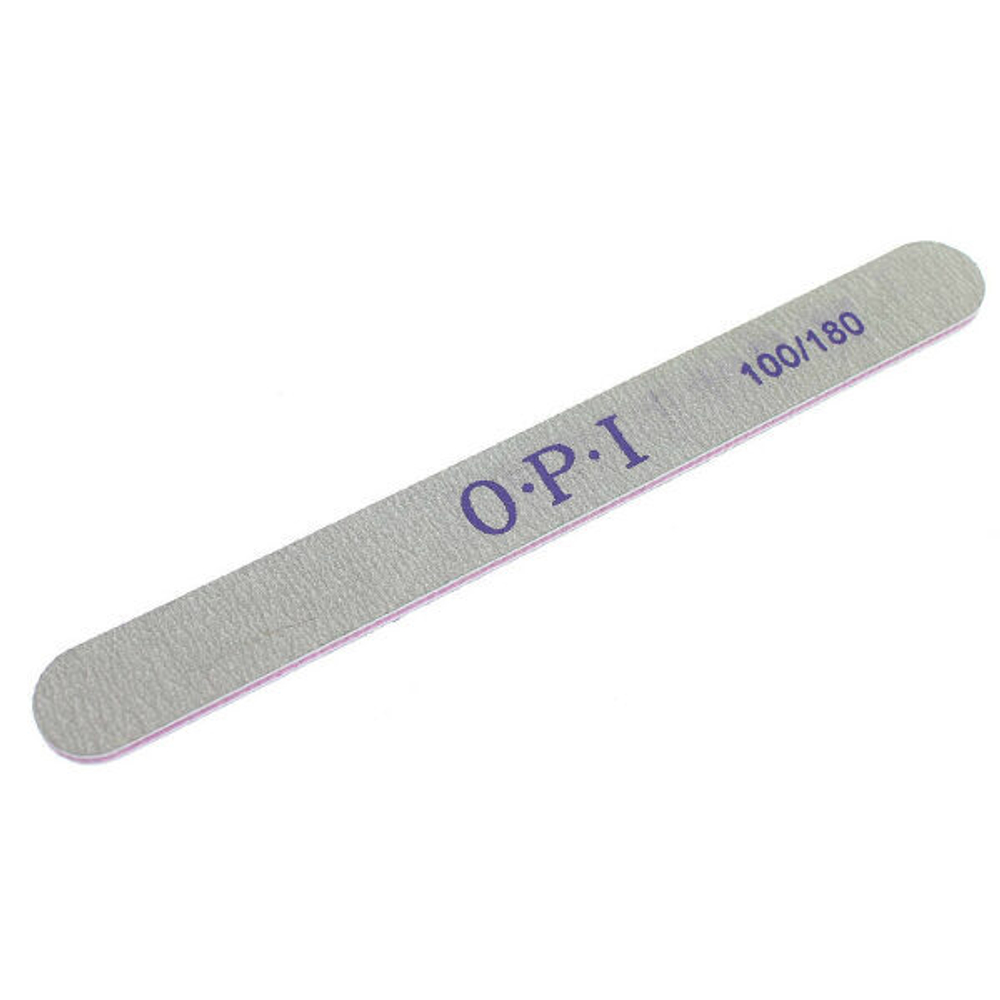 Пилка тонкая (деревянная основа) OPI прямая 100/180 грит