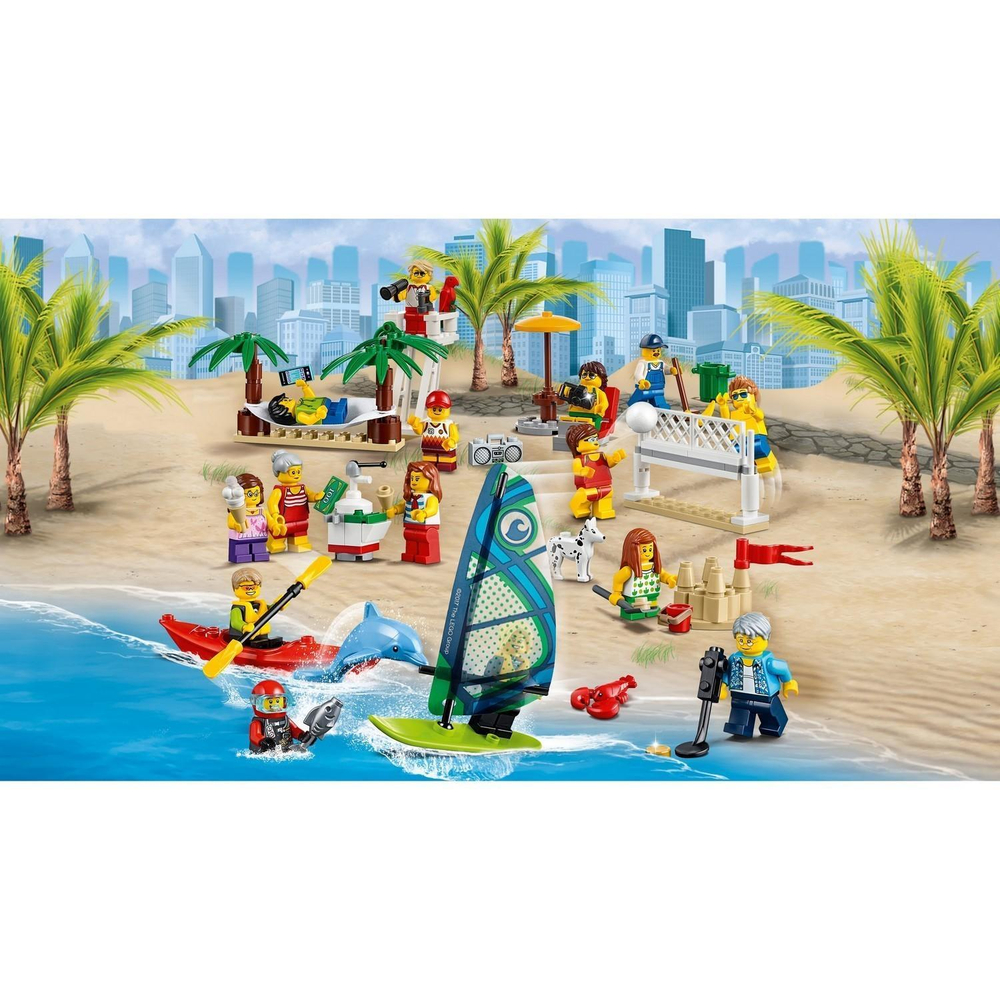 LEGO City: Отдых на пляже — жители LEGO City 60153 — People Pack — Fun at the Beach — Лего Сити Город