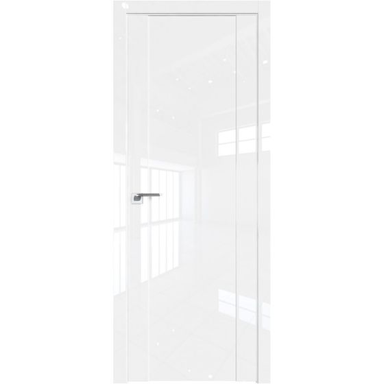 Межкомнатная дверь глянцевая Profil Doors 20L белый люкс глухая