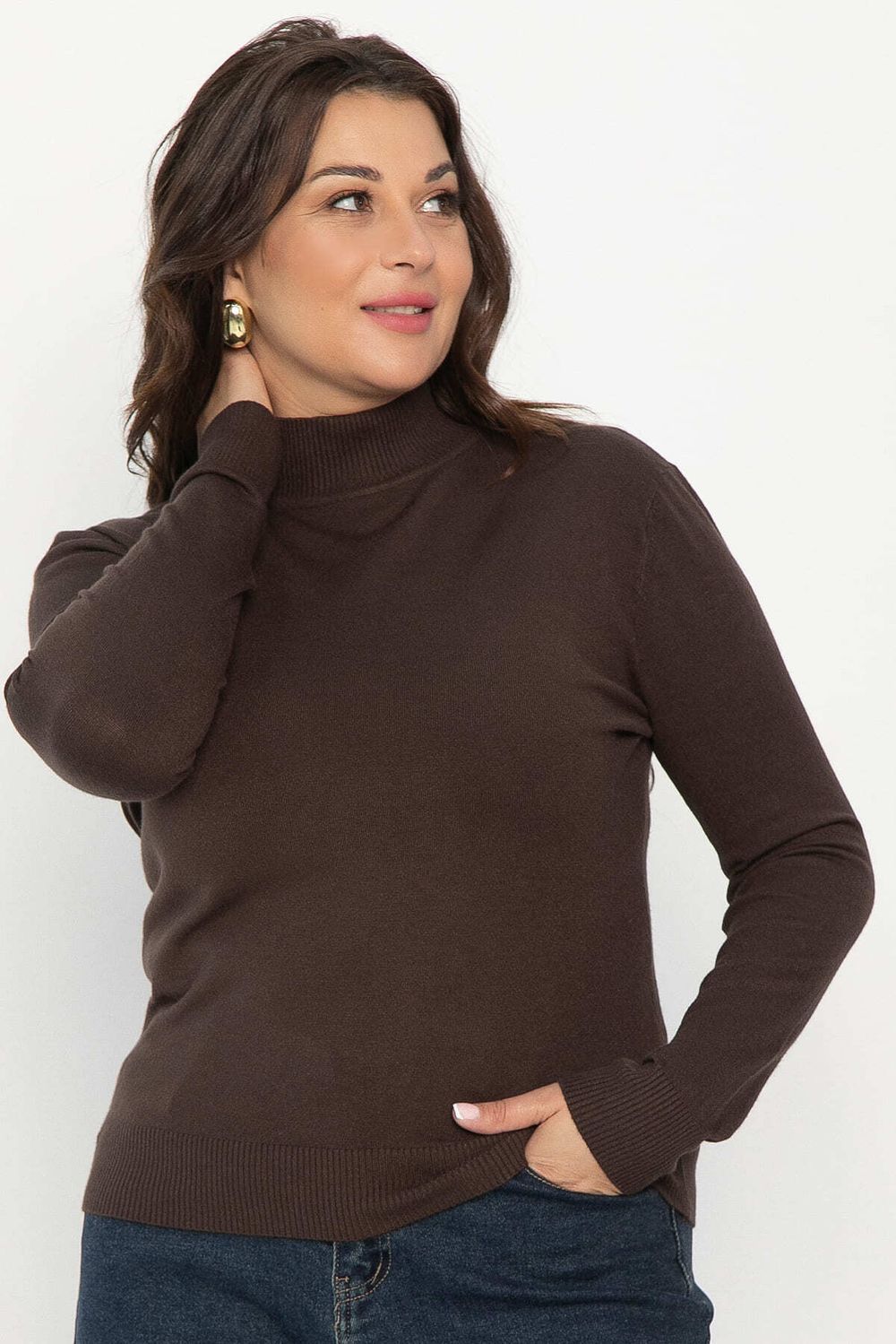 Водолазка Осенняя история (шоколад) Б14553-20М LT Collection