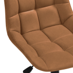 Офисное кресло WoodVille Честер кирпичный / черный