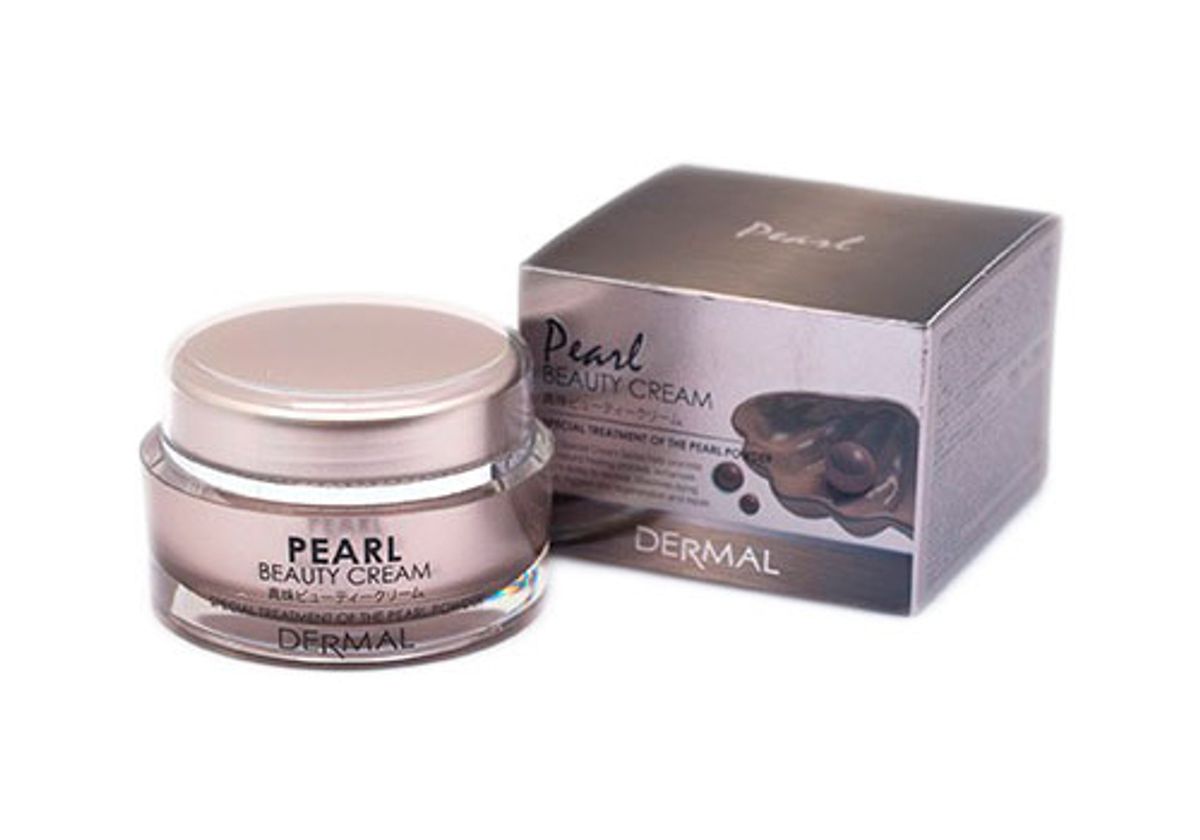 Питательный крем "Dermal" с жемчугом, 50г