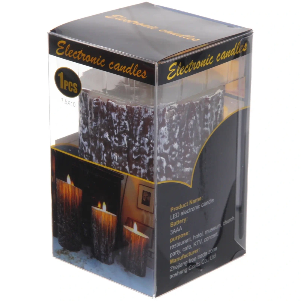 Сувенир с подсветкой «Свеча - Дерево» 7,5*10 см (работает от батареек 3 ААА)