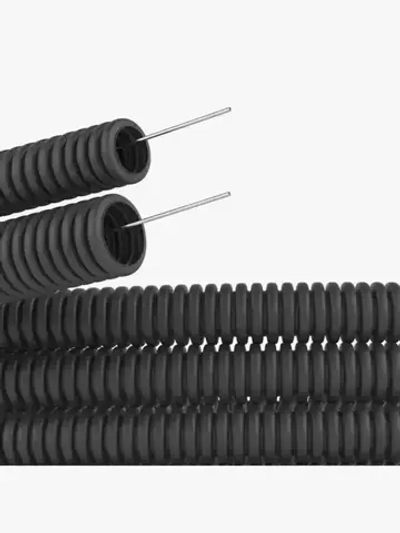 Гофрированная труба ПНД для электрики 16 мм, 100 м.