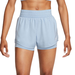 Женские Шорты теннисные Nike Dri-Fit One 2-in-1 Shorts - light armory blue/reflective silver