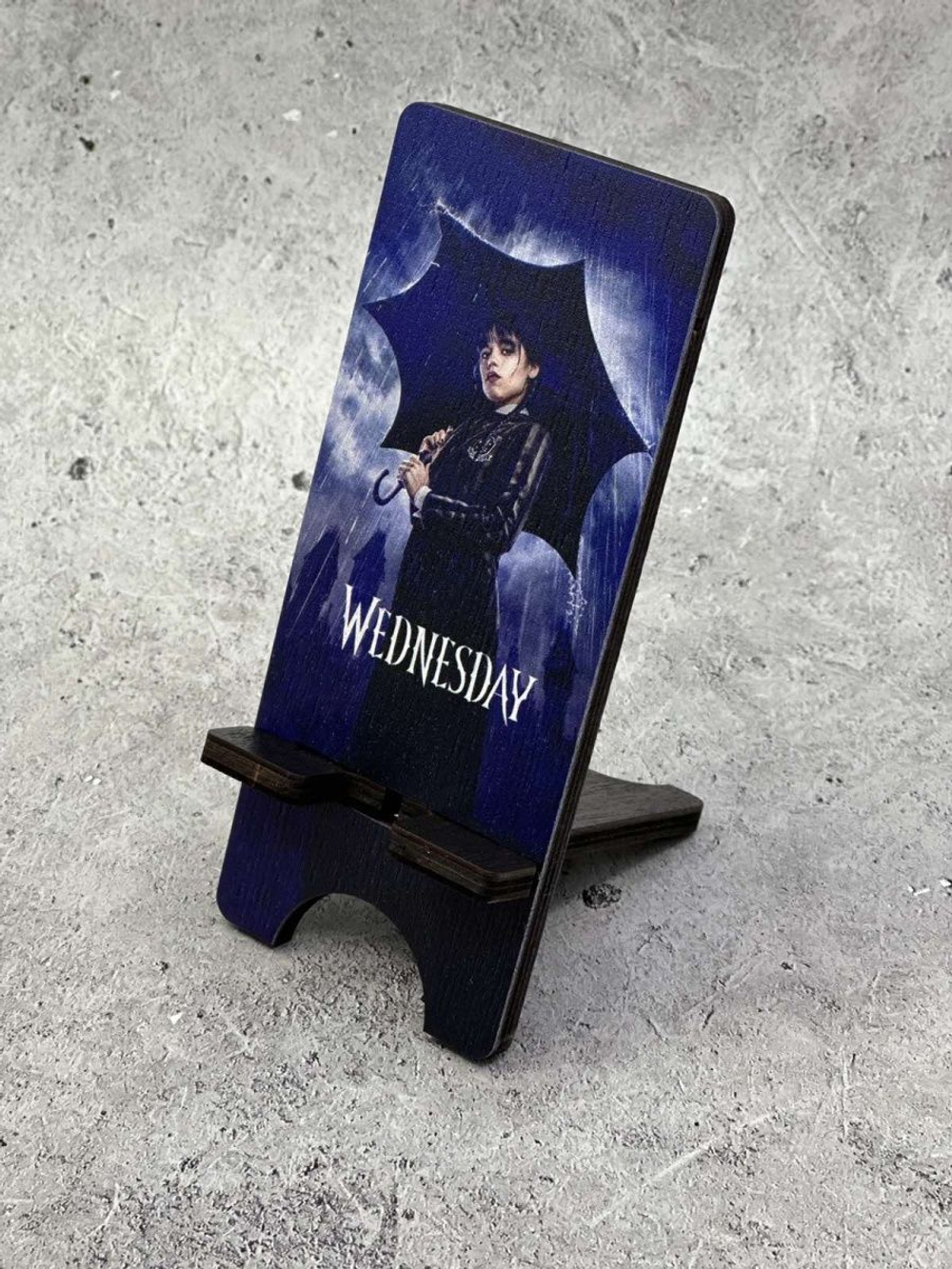 Подставка для телефона деревянная