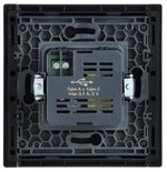 FORTE&PIANO Розетка USB A+C 3,1А FP550 сталь IEK