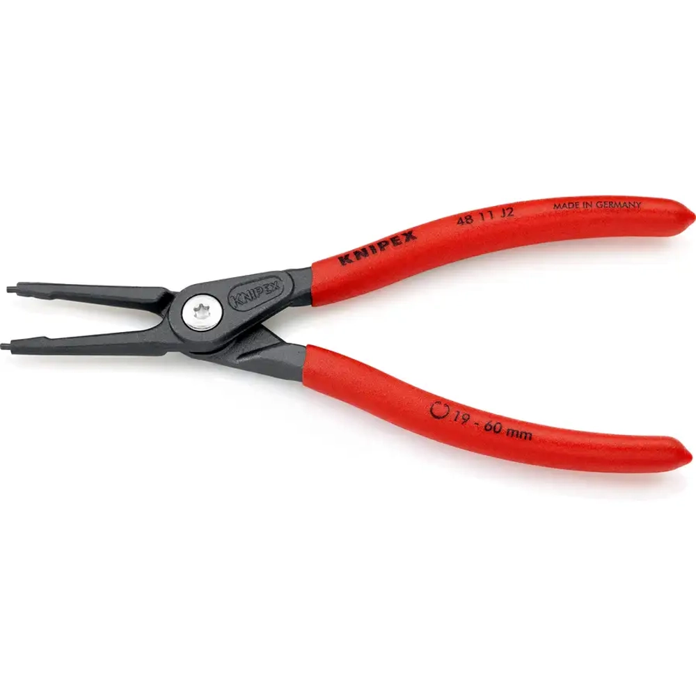 Прецизионные щипцы для стопорных колец черненая 180 мм Knipex 48 11 J2