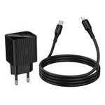 Зарядное устройство для Lightning PD20W+QC3.0 Hoco CS83A (black)