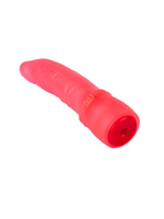 Гелевая насадка для страпона - 21 см. (Цвет: розовый)