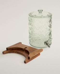 Zara Home стакан из пластика, цвет зелёный, 40 см
