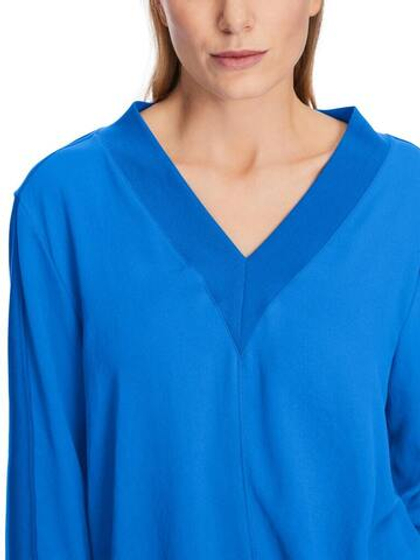 Marc Cain Блуза из комбинированной ткани