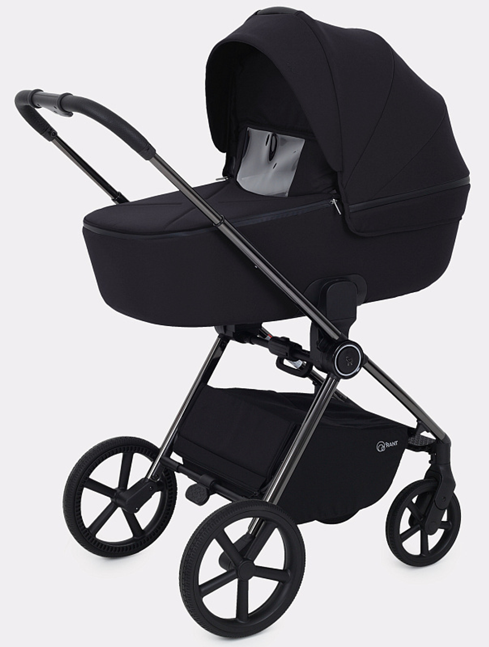 Детская коляска Rant Teo Black Chrome 3 в 1 Black