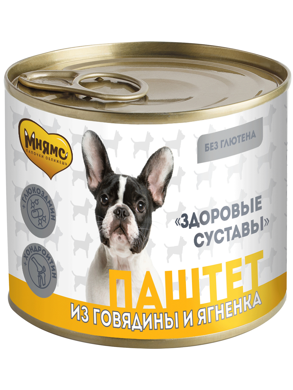 Влажный корм Мнямс На каждый день Паштет из говядины и ягненка для собак «ЗДОРОВЫЕ СУСТАВЫ» 200 г