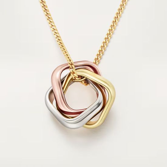 Подвеска Cartier Trinity, cushion-shaped