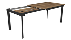 Стол на металлических опорах Хилтон 120 (203,5)*80