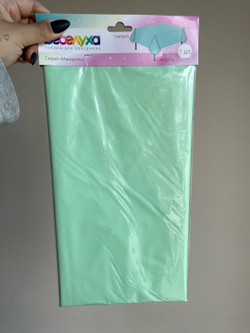 Скатерть "Делюкс" Макаронс Мятная