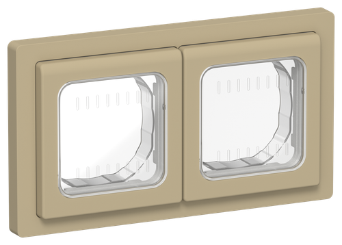 FLITE Рамка 2-местная IP55 Рпро-2-55-ФлХ хаки IEK