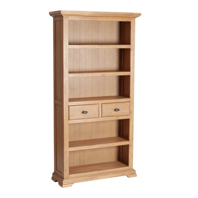 Книжный шкаф большой Secret De Maison AVIGNON ( mod. PRO-L02 ) дерево акация, 195х100х35см, Натуральный (Brushed Ash color)