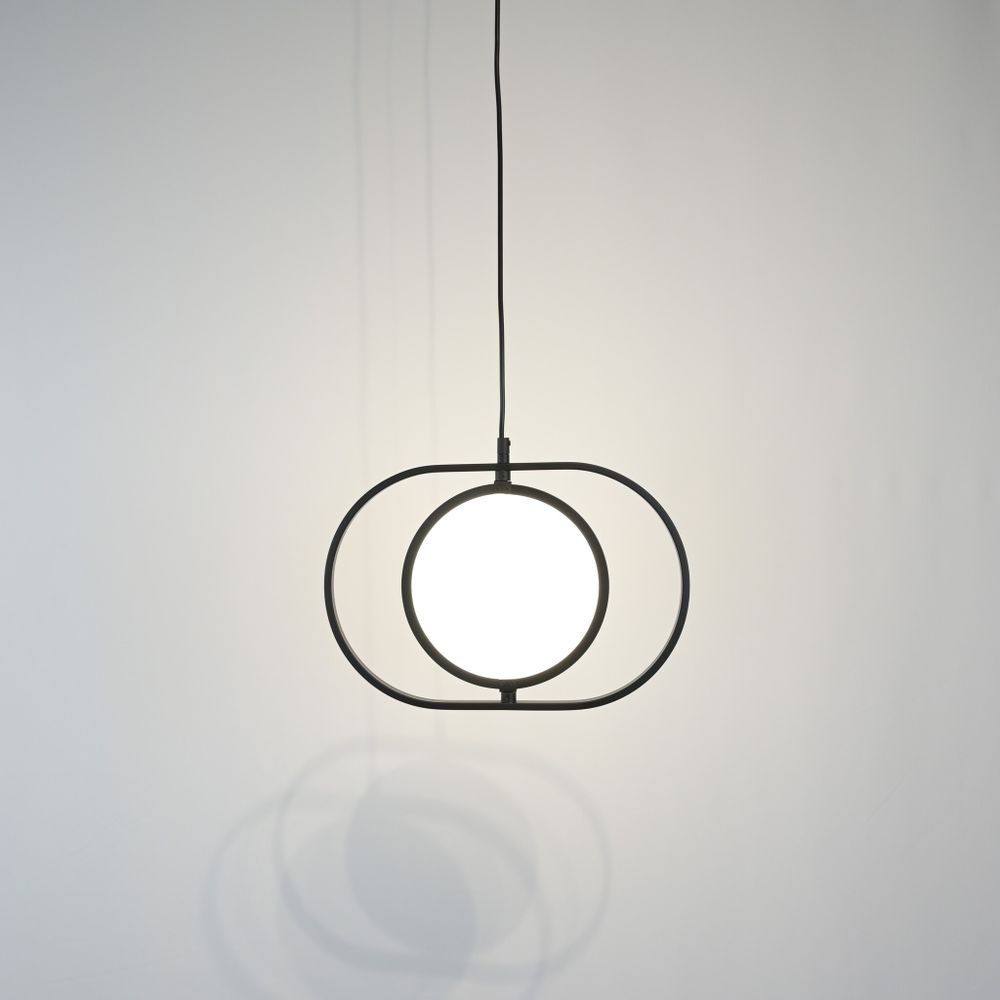 Подвесной светильник ARVET горизонтальный Черный