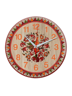 Настенные часы SouvenirClock Северодвинская роспись, 28 см, Декор для дома, подарок