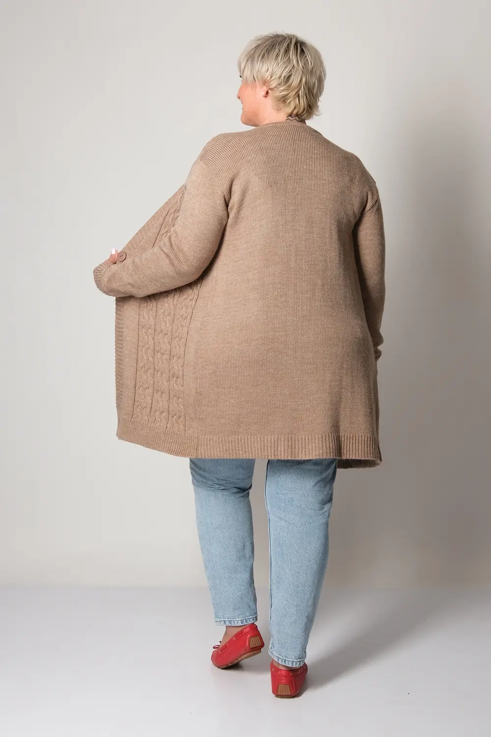 Кардиган 351834/кофе