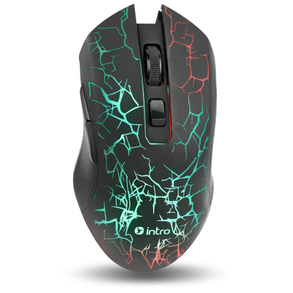 Мышь Intro MW575 беспроводная игровая 800-1600dpi черная